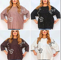 Свитер Romeo Life RL1022 beige - делук