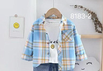 Рубашка Фунтик 8183-2 l.blue - делук
