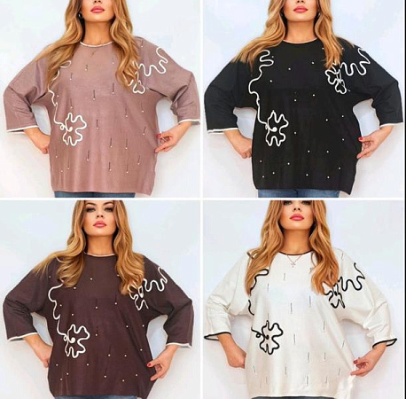 Свитер Romeo Life RL1022 beige - делук