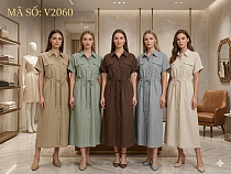 Платье Nefertiti V2060 green - делук