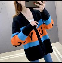 Кофта Shipi 26331 black-orange - делук