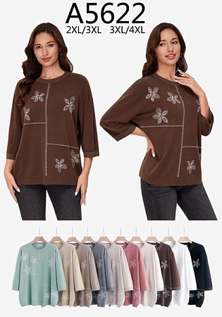 Свитер Style Nadezhda A5622 mint - делук