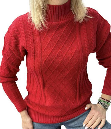 Свитер Elena&Vika 24039 red - делук