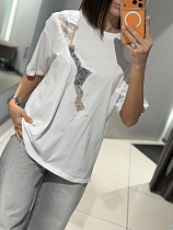 Футболка Comod 1343 white - делук