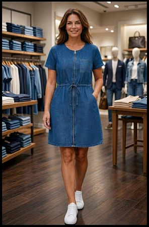 Халат Julia JL1226 blue - делук