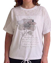 Футболка Levisha 26015 white - делук