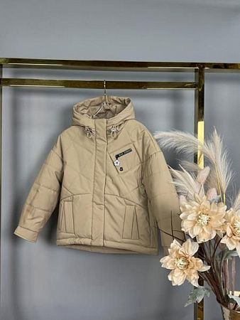 Куртка Delfinka 1117 beige - делук
