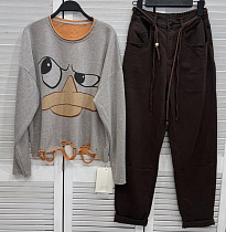 Свитер Divo DV345 grey - делук