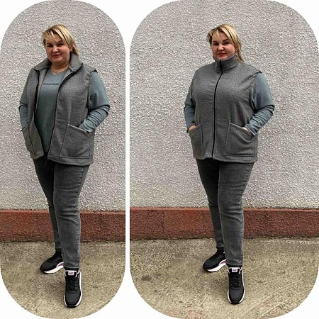 Жилетка Bat BT248 grey - делук