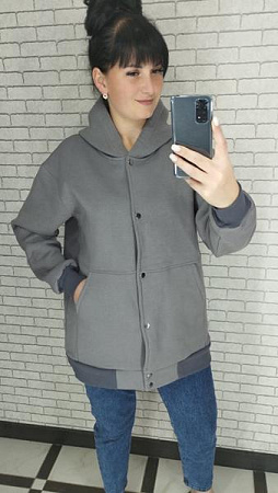 Куртка Valentina 17 grey - делук