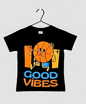 Футболка Dino DN282 black - делук