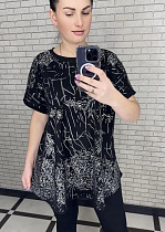 Футболка Levisha 25010 black - делук