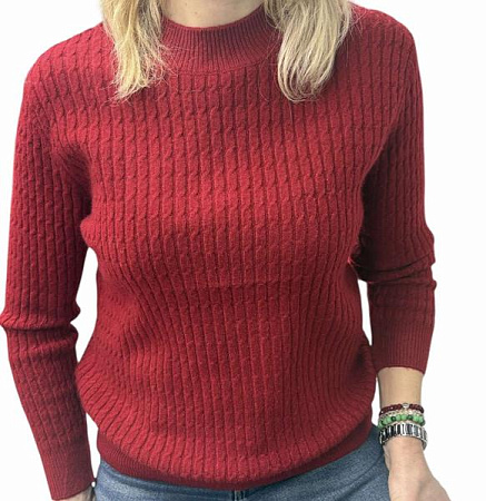 Свитер Elena&Vika 24083 wine - делук