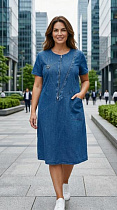 Платье Julia JL1227 blue - делук