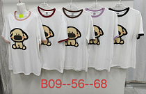 Футболка Tran B09 white - делук