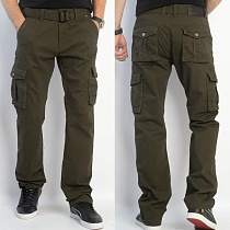 Штаны Maxim Jeans 1672-4 khaki - делук