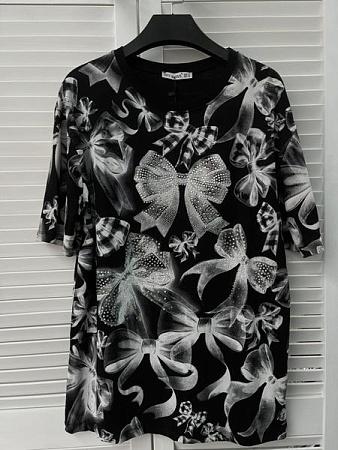 Футболка Karon 7018 black - делук