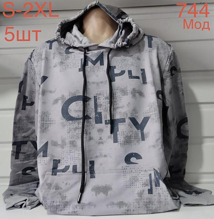 Худи Надийка ND635-744 grey - делук