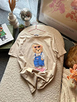 Футболка Lora LR1091 beige - делук