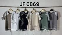 Футболка Immei JF6869 black - делук