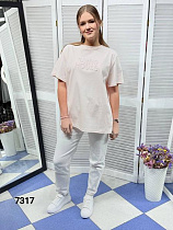 Футболка Mmc Clothes 7317 l.beige - делук