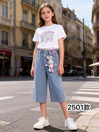 Бриджи Chicwear 2501 l.blue - делук