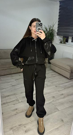 Костюм Спорт S.Style 638 black - делук