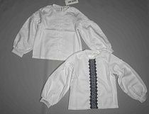 Блузка Bright Harmony 872-1 white-black - делук