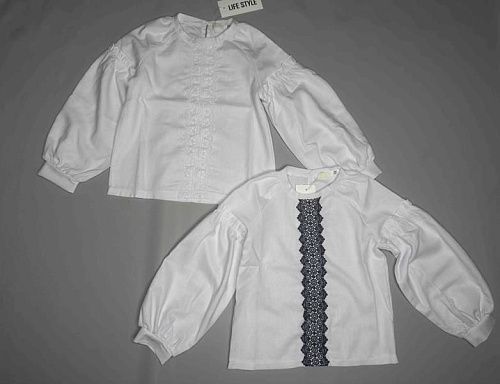Блузка Bright Harmony 872-1 white-black - делук