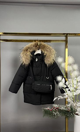 Куртка Delfinka 9618 black - делук