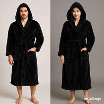 Халат Fili Wear FW1581 black - делук