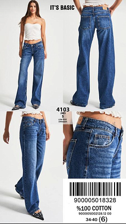 Джинсы Jeans Style 3240-5 blue - делук