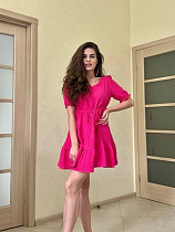 Платье Arina 3072 crimson - делук
