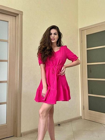 Платье Arina 3072 crimson - делук