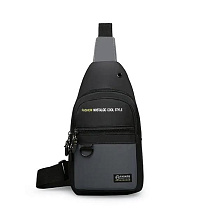 Бананка Fashion Bag X112-1 grey - делук