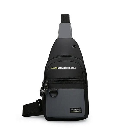 Бананка Fashion Bag X112-1 grey - делук