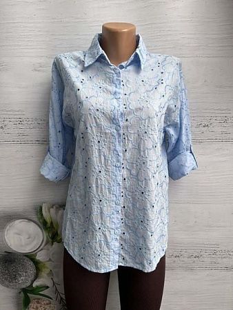 Рубашка New Season 8364 l.blue - делук