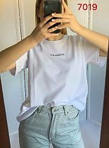 Футболка Fsn 7019 white - делук