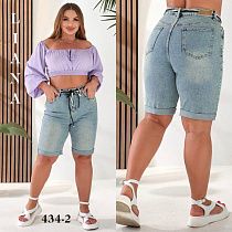 Шорты Beki 434-2 l.blue - делук