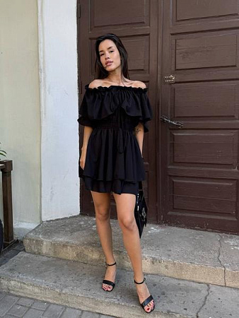 Платье Arina 3114 black - делук