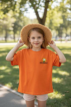 Футболка Delfinka 6026 orange - делук