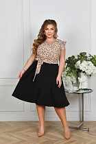Платье Iren Veles 1026 beige - делук
