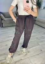 Штаны Спорт S.Style 611 brown - делук