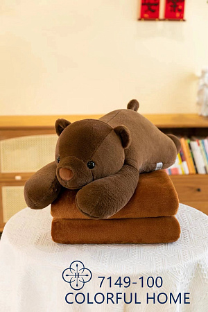 Плед-Игрушка 7149-100 brown - делук