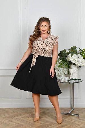 Платье Iren Veles 1026 beige - делук
