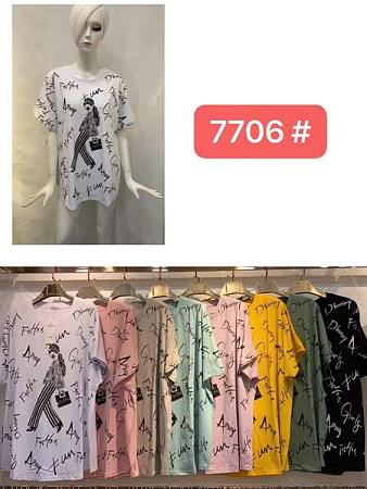 Футболка Jjf 7706 mix - делук