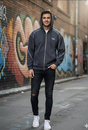 Кофта Спорт Little Secret K1006 d.grey - делук