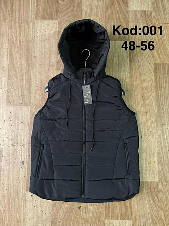 Жилетка Ayden 001 black - делук