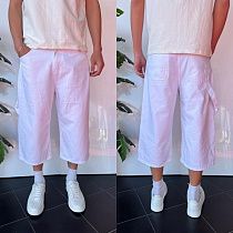 Бриджи Three Black 2257 white - делук
