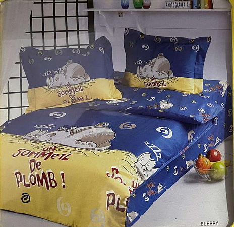 Постельное Белье Tac Le Vele Mays TL15 blue - делук